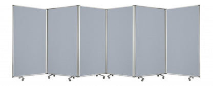 212 X 1 X 71 Green Metal 6 Panel Screen