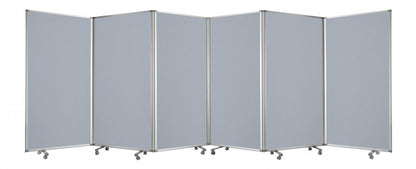 212 X 1 X 71 Green Metal 6 Panel Screen
