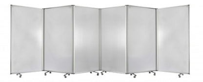212 X 1 X 71 Green Metal 6 Panel Screen