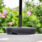 Black Heavy Duty Plastic Umbrella Base