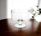 Cuenco redondo para trifle de cristal soplado transparente de 10"