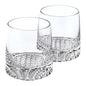 Mouth Blown European Crystal Whiskey Set 4 Pc Rocks Or Dof Set
