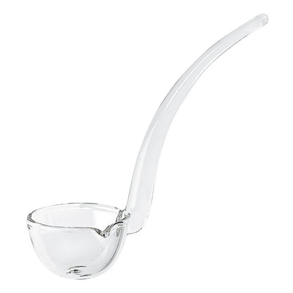 Cucharón de cristal transparente