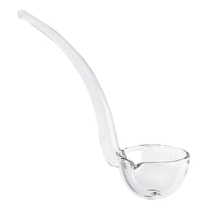 Cucharón de cristal transparente
