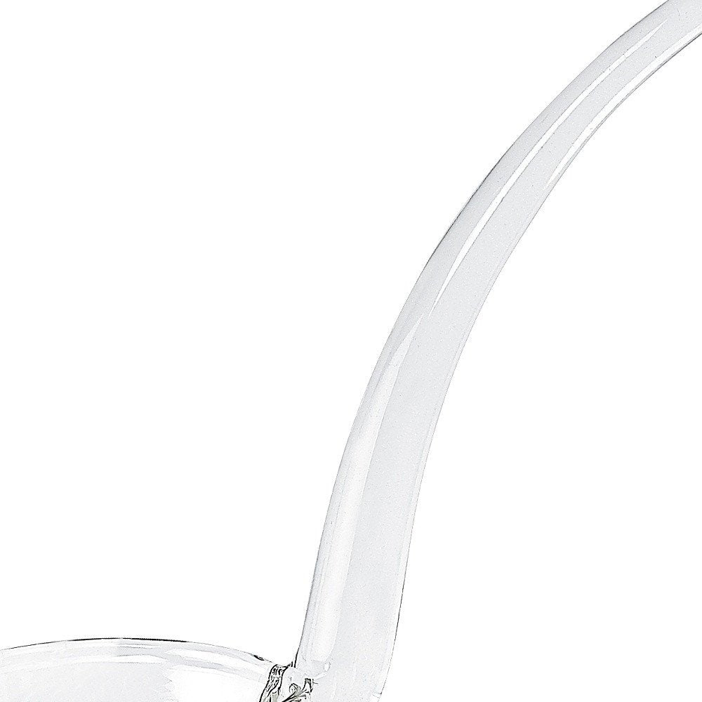Cucharón de cristal transparente