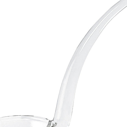 Cucharón de cristal transparente