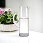 12" Clear Mouth Blown Lead Free Crystal Glass Pitcher