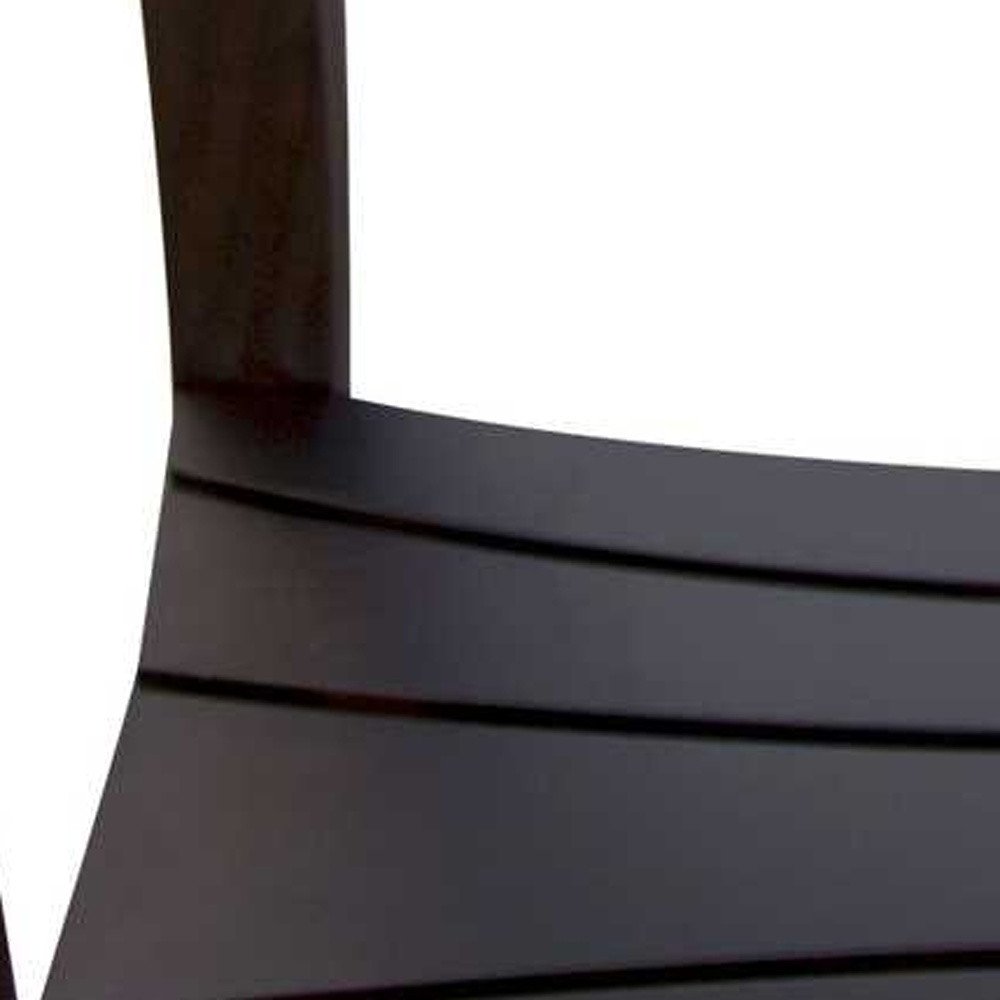 Rectangular Teak Shower Bench With Shelf And Handles In Brown Finish