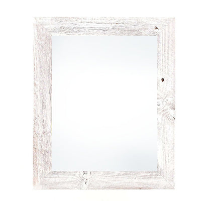 18" x 24" White Solid Wood Hanging Picture Frame