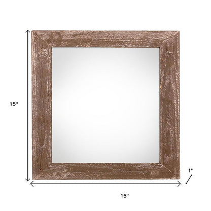 12" x 12" Espresso Solid Wood Tabletop Picture Frame