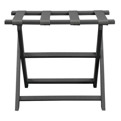 Portaequipajes plegable ecológico gris oscuro con correas grises