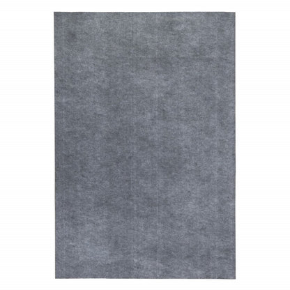 6' Round Gray Non Slip Rug Pad