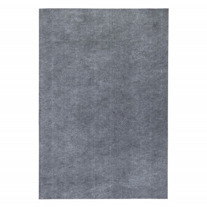 6' Round Gray Non Slip Rug Pad