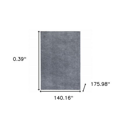 6' Round Gray Non Slip Rug Pad