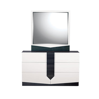 White And Grey Chest With 5 Drawer