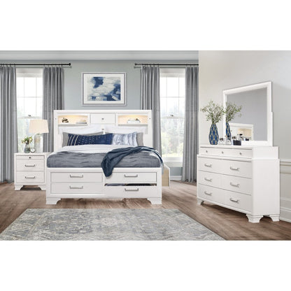 White Chest With 6 Drawers