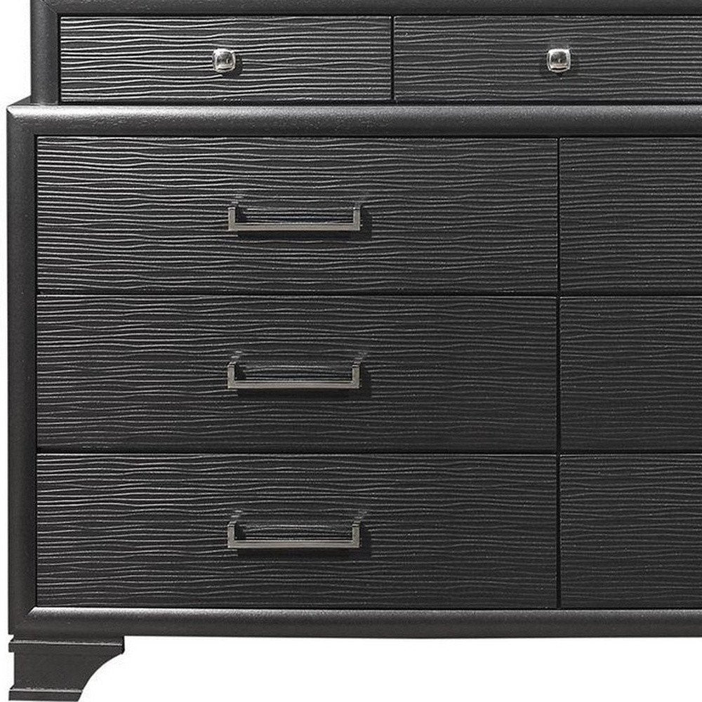 Grey Chest With 6 Drawers