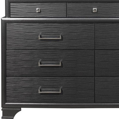 Grey Chest With 6 Drawers