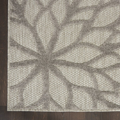 10' Gray Indoor Outdoor Area Rug