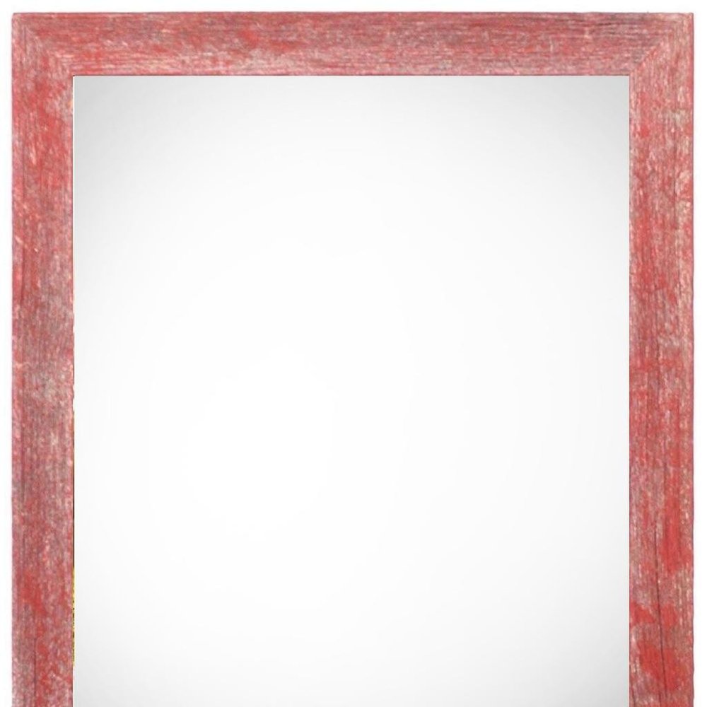 12" x 16" Red Solid Wood Hanging Picture Frame