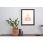 20" x 24" Black Solid Wood Hanging Picture Frame