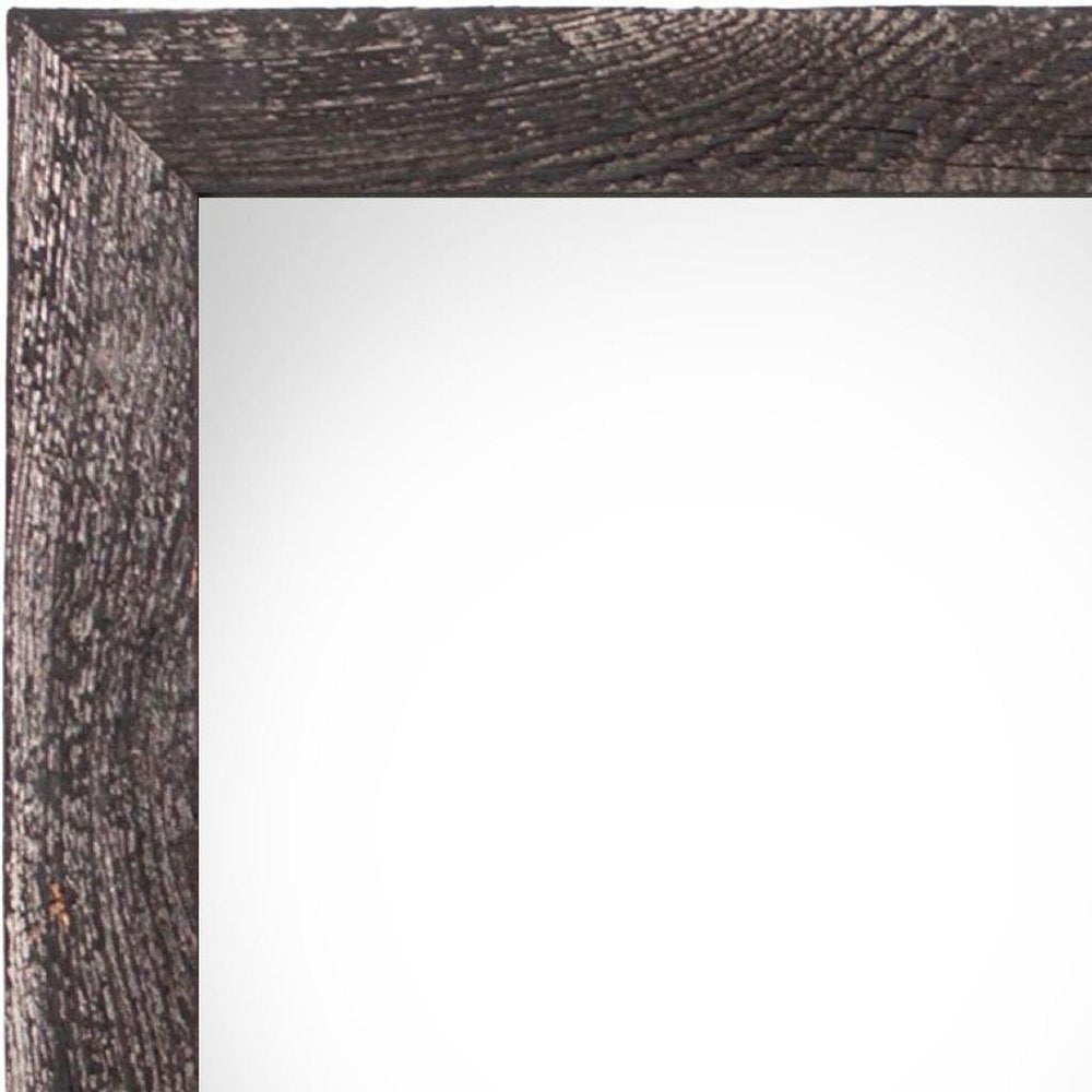 22" x 28" Black Solid Wood Hanging Picture Frame