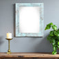 22" x 28" Blue Solid Wood Hanging Picture Frame