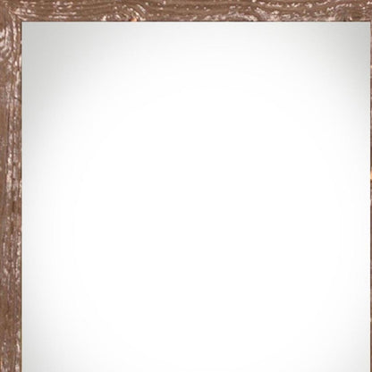 24" x 30" Brown Solid Wood Hanging Picture Frame