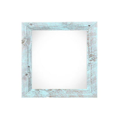 4" x 4" Blue Solid Wood Tabletop Picture Frame