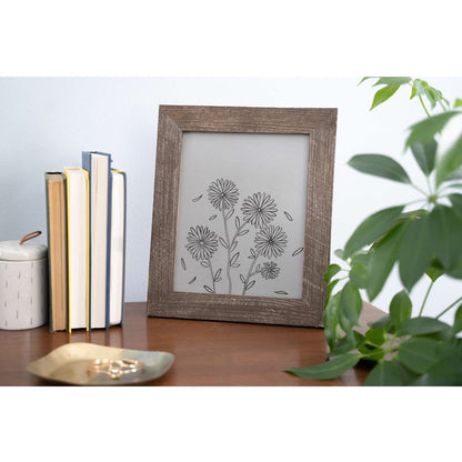 5" x 7" Brown Solid Wood Tabletop Picture Frame