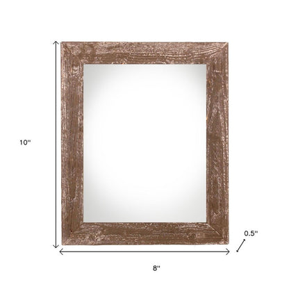 5" x 7" Brown Solid Wood Tabletop Picture Frame