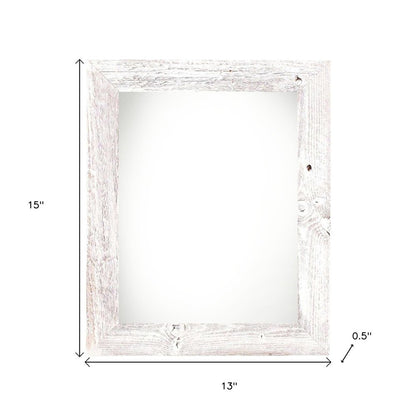 8" x 10" White Solid Wood Tabletop Picture Frame