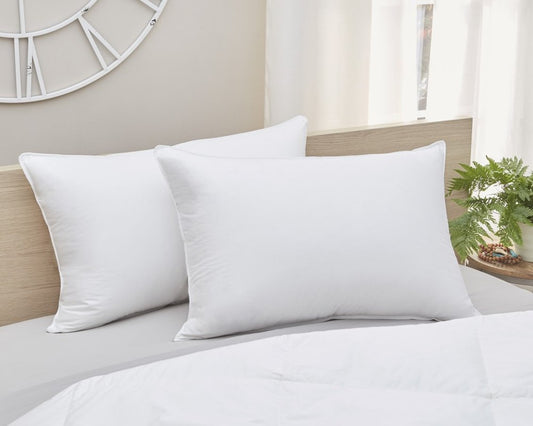 Almohada de plumón Premium Lux tamaño estándar mediano