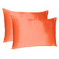 Juego de 2 fundas de almohada tamaño queen Poppy Dreamy de satén sedoso