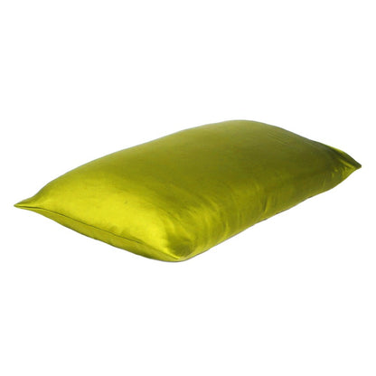 Juego de dos fundas de almohada tamaño queen de satén de seda con diseño de limoncillo Dreamy