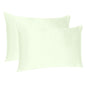Ivory Dreamy Set Of 2 Silky Satin Queen Pillowcases