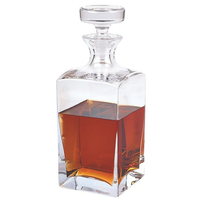 European Mouth Blown Lead Free Crystal Liquor Decanter