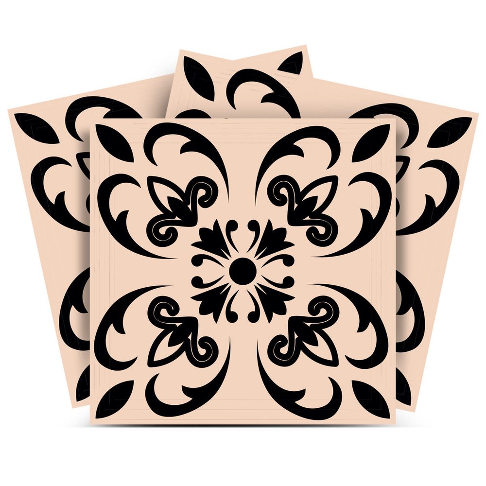 7" X 7" Mini Orchid Peel And Stick Removable Tiles