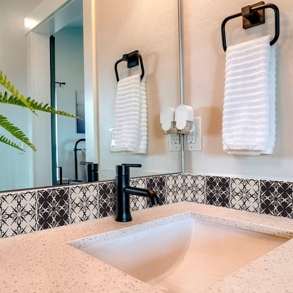 8" X 8" The Clover Peel And Stick Removable Tiles