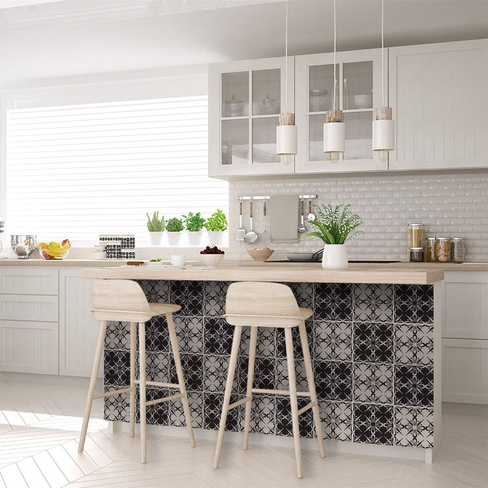 8" X 8" The Clover Peel And Stick Removable Tiles