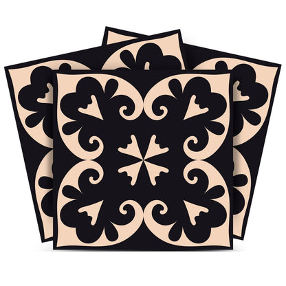 8" X 8" Black Sheep Peel And Stick Removable Tiles