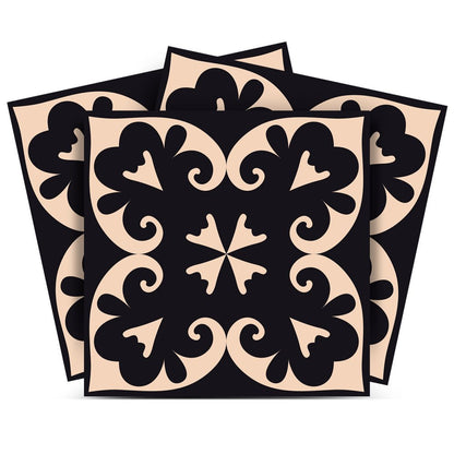 8" X 8" Black Sheep Peel And Stick Removable Tiles