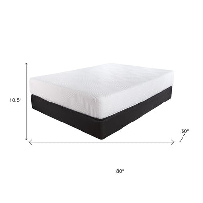 10.5" Hybrid Lux Memory Foam And Wrapped Coil Mattress Twin
