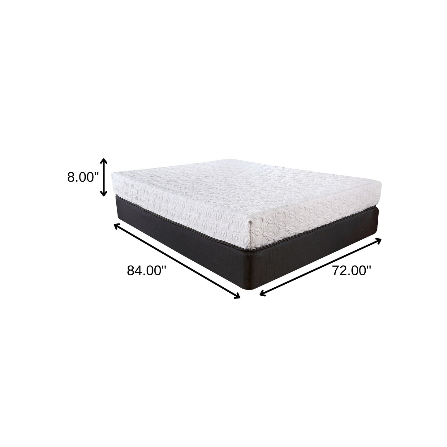 8" Foam Gel Memory Foam Mattress