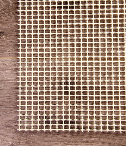 2' x 8' Ivory Striped Weave Non Slip Rug Pad