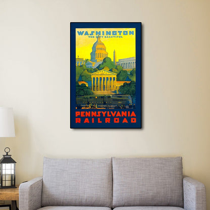 West Point New York Vintage Travel Unframed Print Wall Art