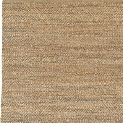 9' X 12' Natural Jute Hand Woven Area Rug