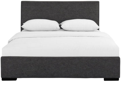 White Faux Leather Queen Bed Frame