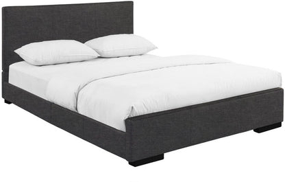 White Faux Leather Queen Bed Frame