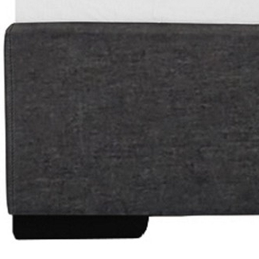 White Faux Leather Queen Bed Frame